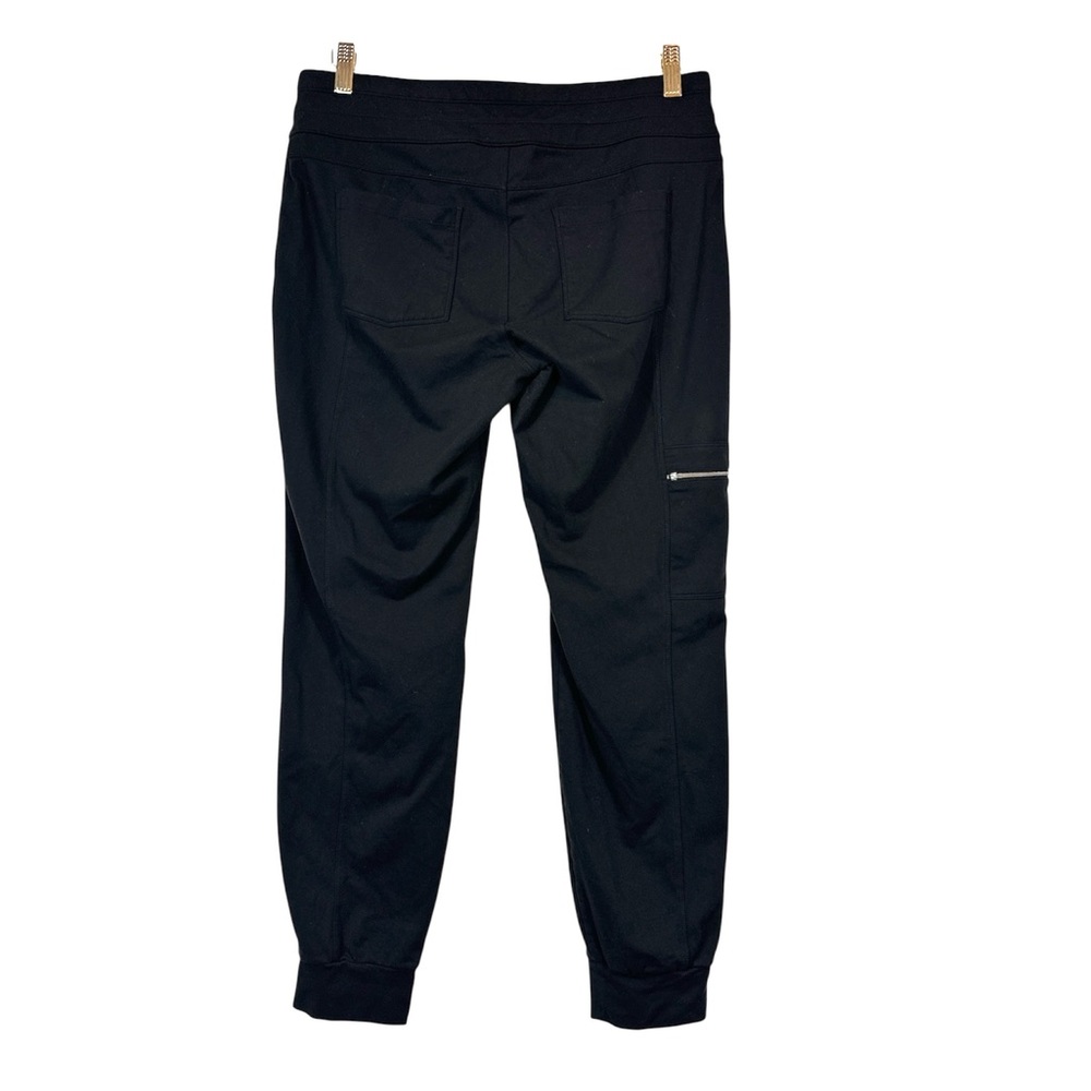 Athleta Women’s Quest Metro Cargo Classic Black Mid Rise Joggers Size Medium - Picture 6 of 8